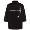 Ten Pearl Button Black Chef Coat Thumbnail
